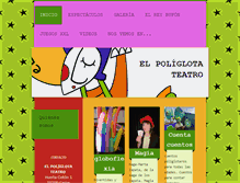 Tablet Screenshot of elpoliglotateatro.com